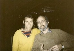with Chet Baker on a gig on the peninsula, mid 80s , a few years before he passed